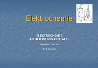 Elektrochemie aW