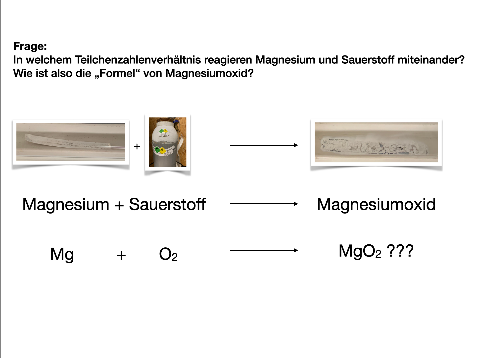 Magnesium Reagiert Mit Sauerstoff Zu Magnesiumoxid Reaktionsgleichung magmed.de
